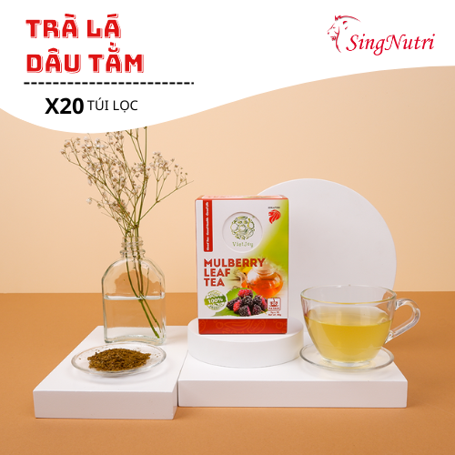 TRÀ LÁ DÂU TẰM TÚI LỌC HỘP 40G/20 túi lọc Sing Nutri
