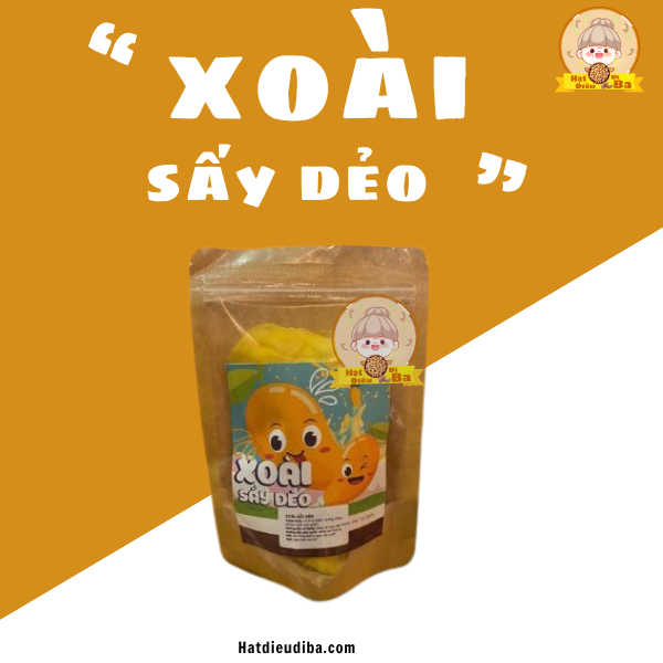 Xoài sấy dẻo – Hạt điều dì Ba