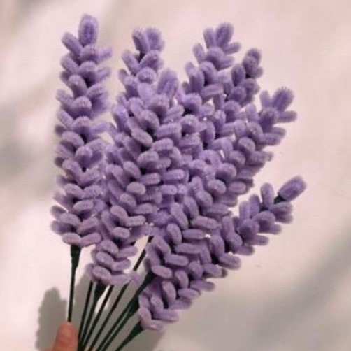 Hoa Lavender  handmade làm theo yêu cầu dành tặng cho người yêu
