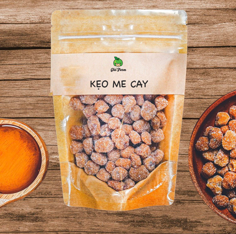 Kẹo me cay Ghé Farm 1 bịch/ 300g