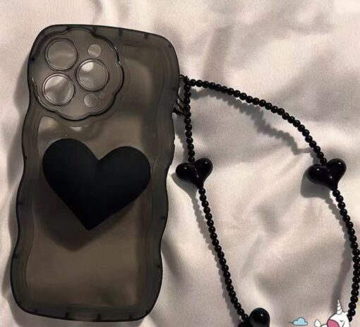 Ốp lưng iphone lượn sóng tim nổi