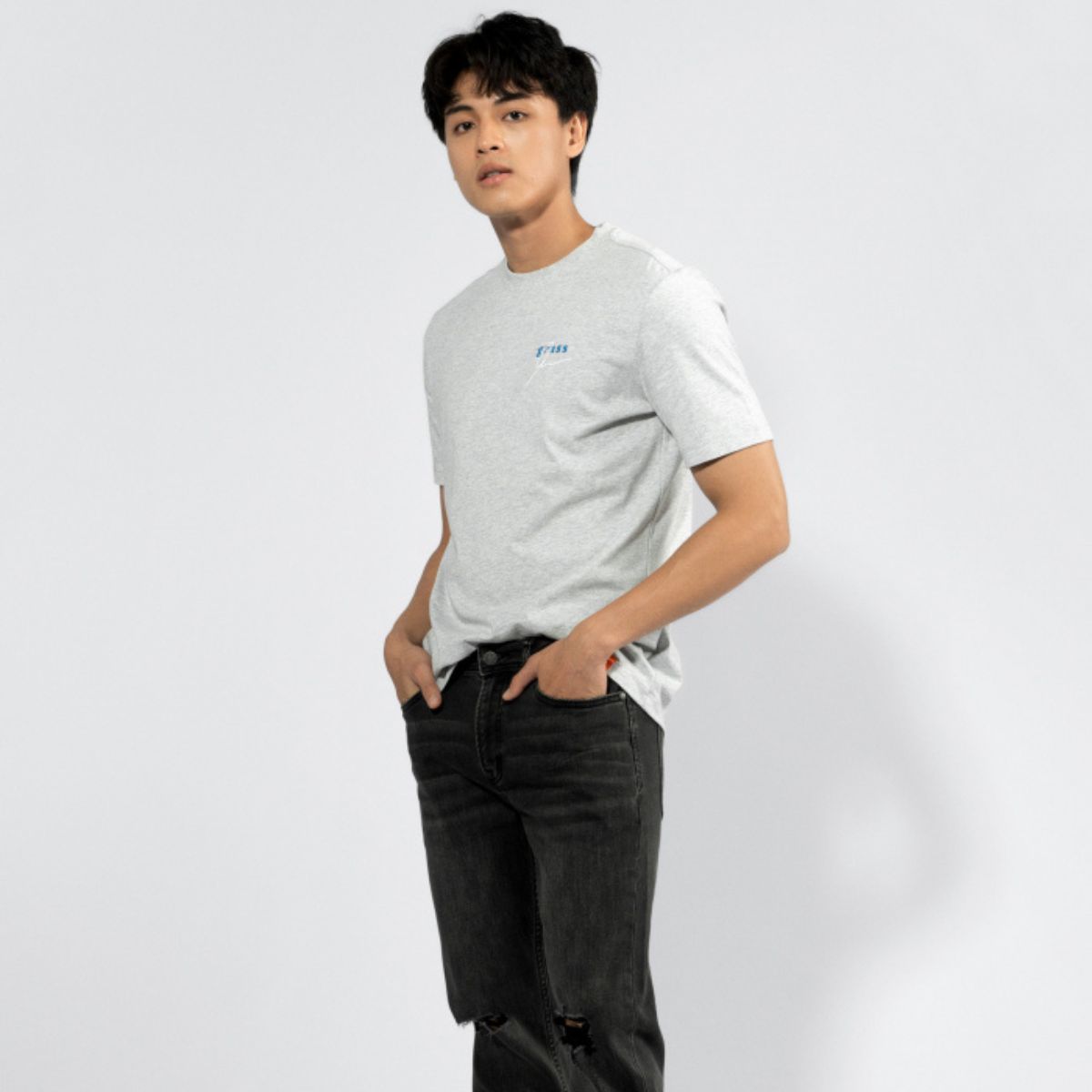 Áo Thun Nam Tay Ngắn In Họa Tiết Form Regular