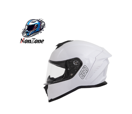 Nón Fullface Ego E71 Trắng Bóng