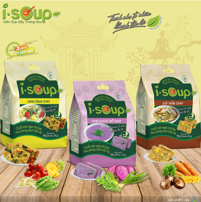 Canh Khoai Mỡ Chay I-Soup 55g