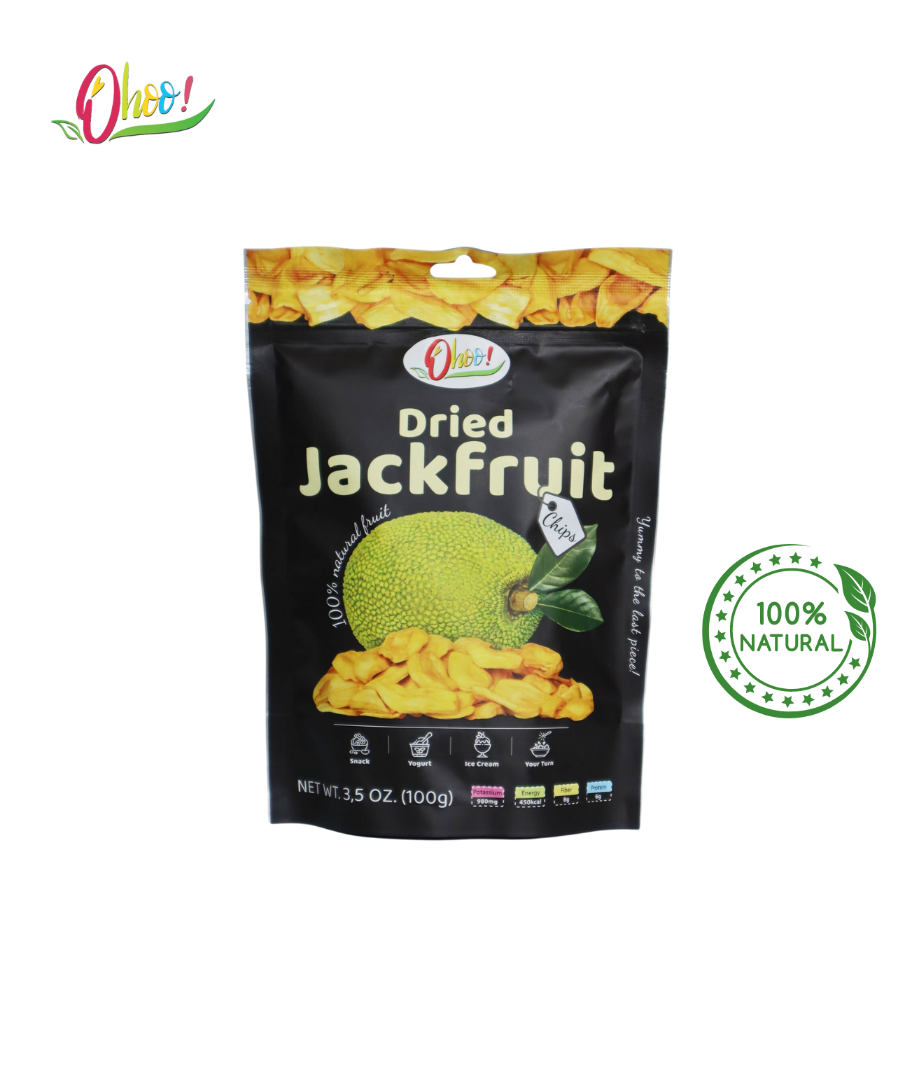 Mít Sấy Giòn Nguyên Miếng 100gr- Ohoo Dried Fruit