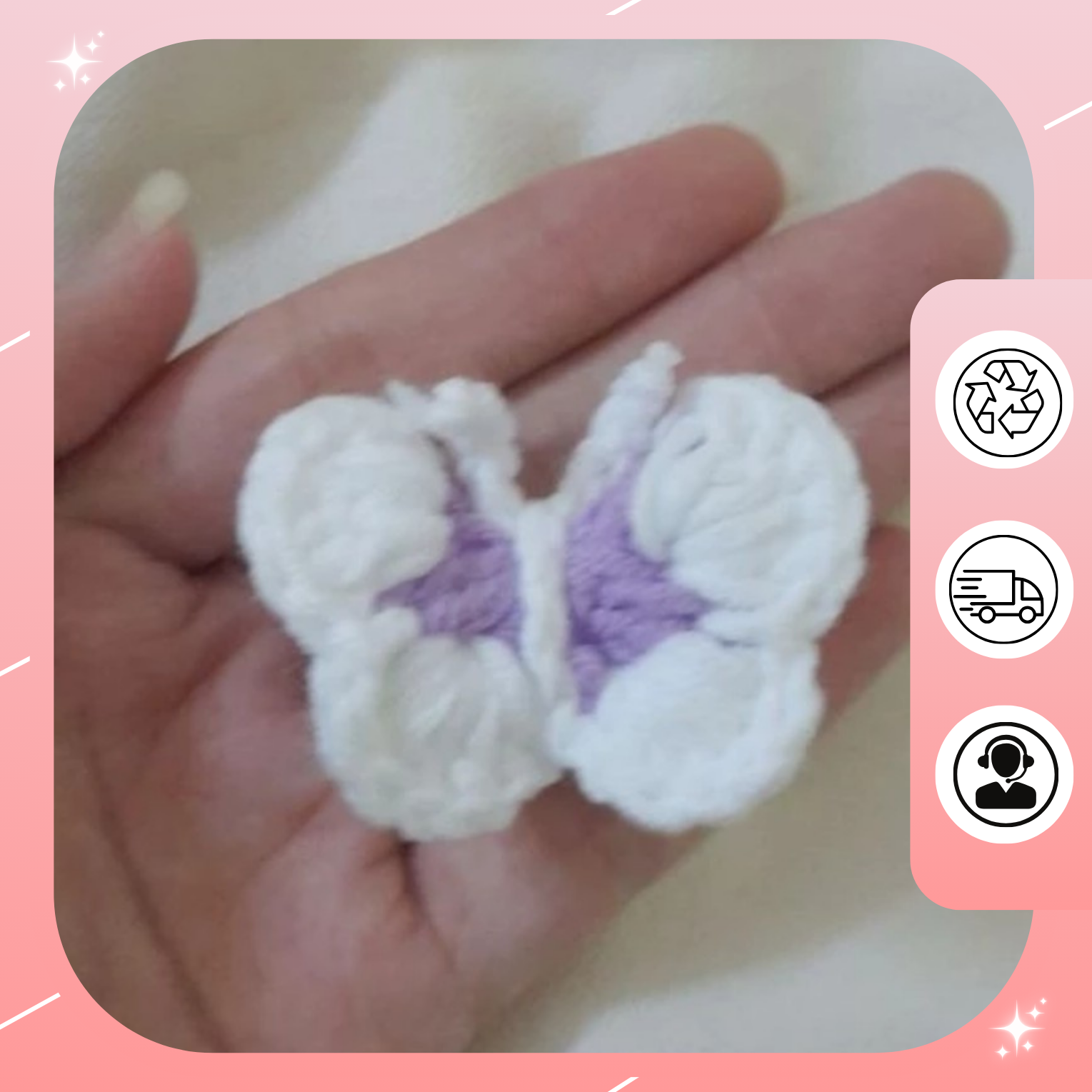 Móc khóa lan hồ điệp