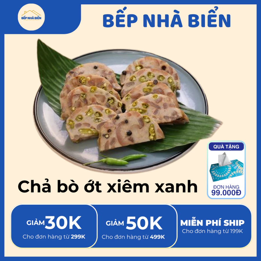 Chả Bò Ớt - Bếp Nhà Biển (100g)