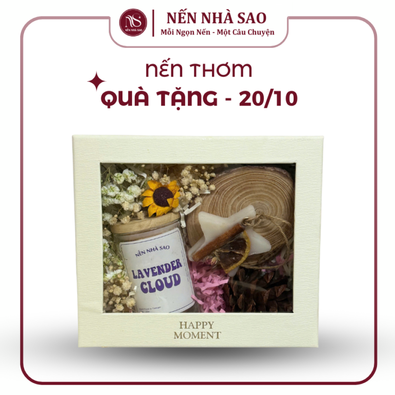 Quà tặng nến thơm – Set quà 20/10 Quà Tặng Nến Thơm – Set Quà Nến Thơm, Tinh Dầu Thơm
