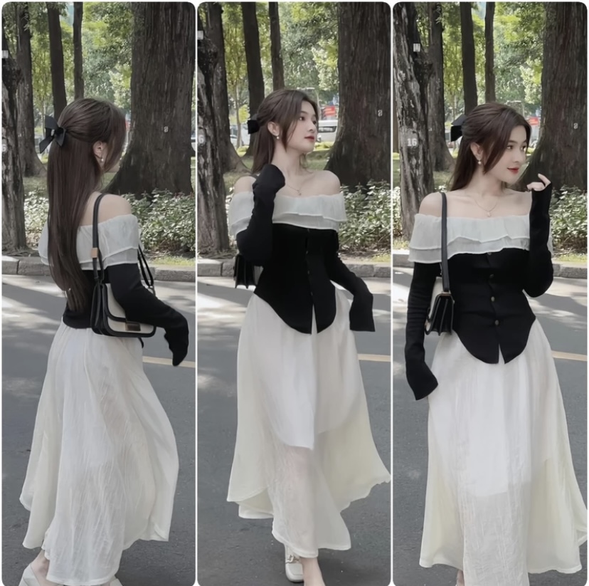 Áo thun trễ vai GU bigsize AT090