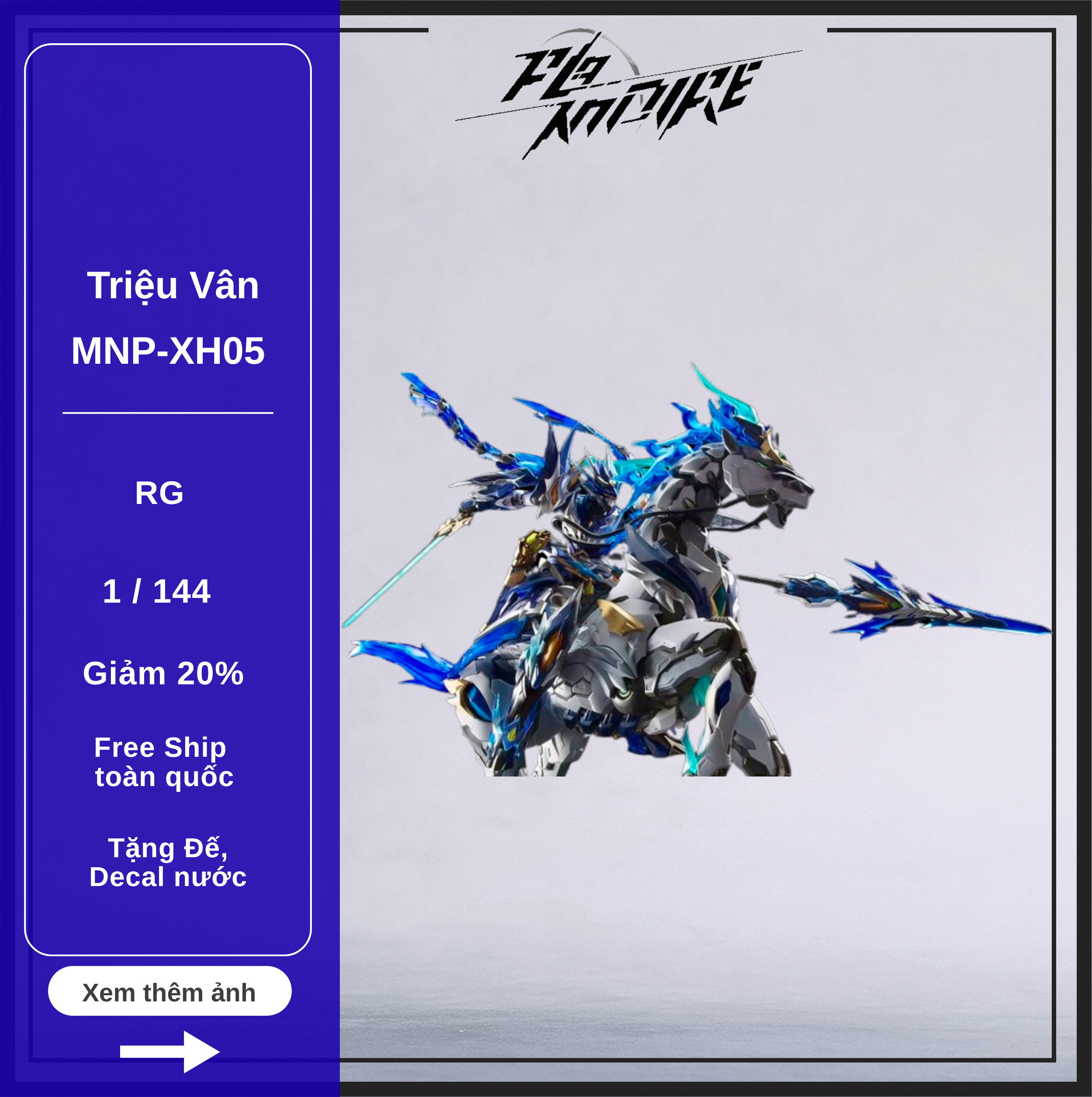 Mô hình Triệu Vân MNP-XH05 – mô hình Chính hãng Motor Nuclear