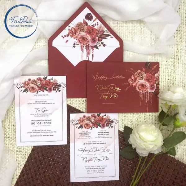 Thiệp cưới truyền thống - TT4