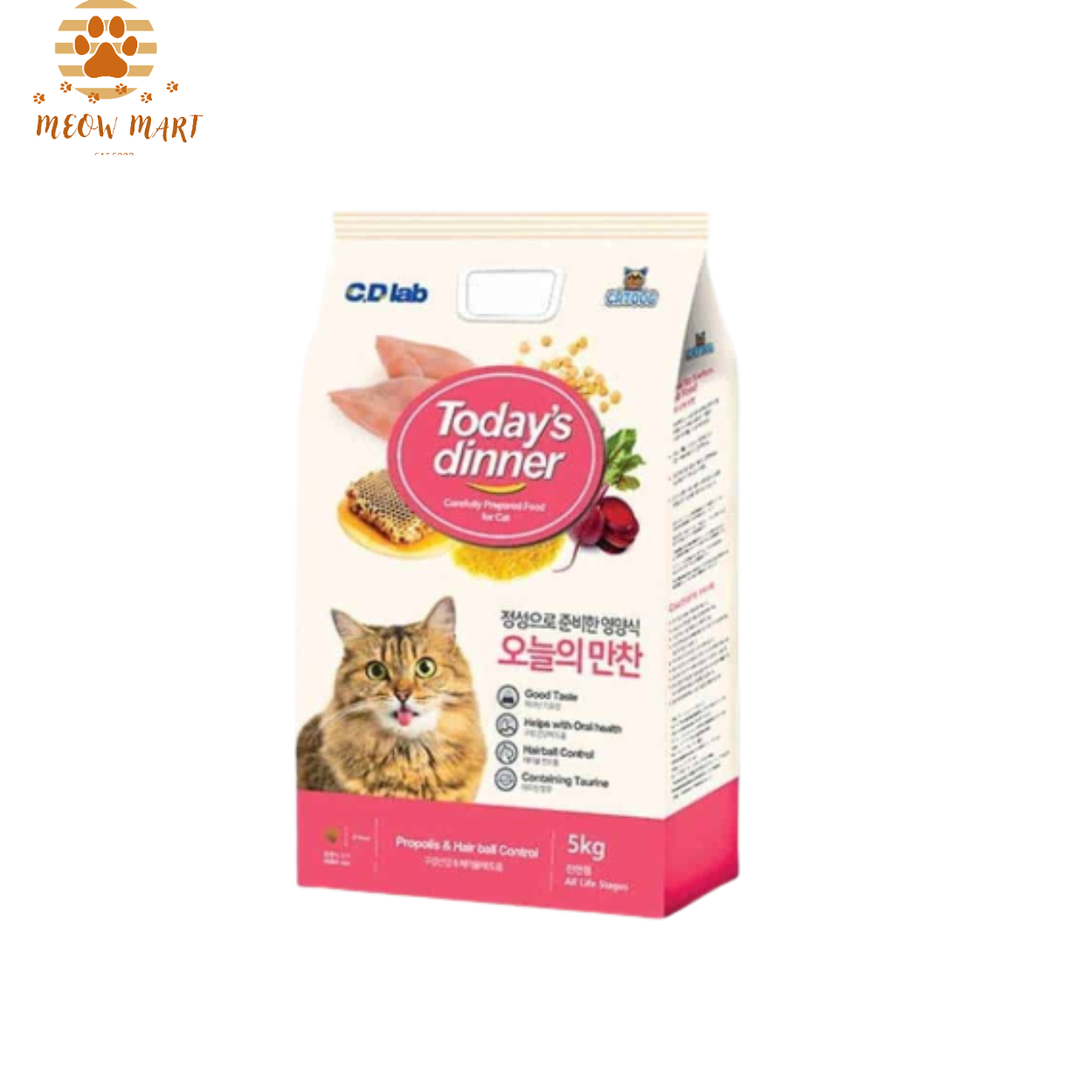 Hạt Today Dinner 2Kg Thức ăn hạt khô cho Mèo