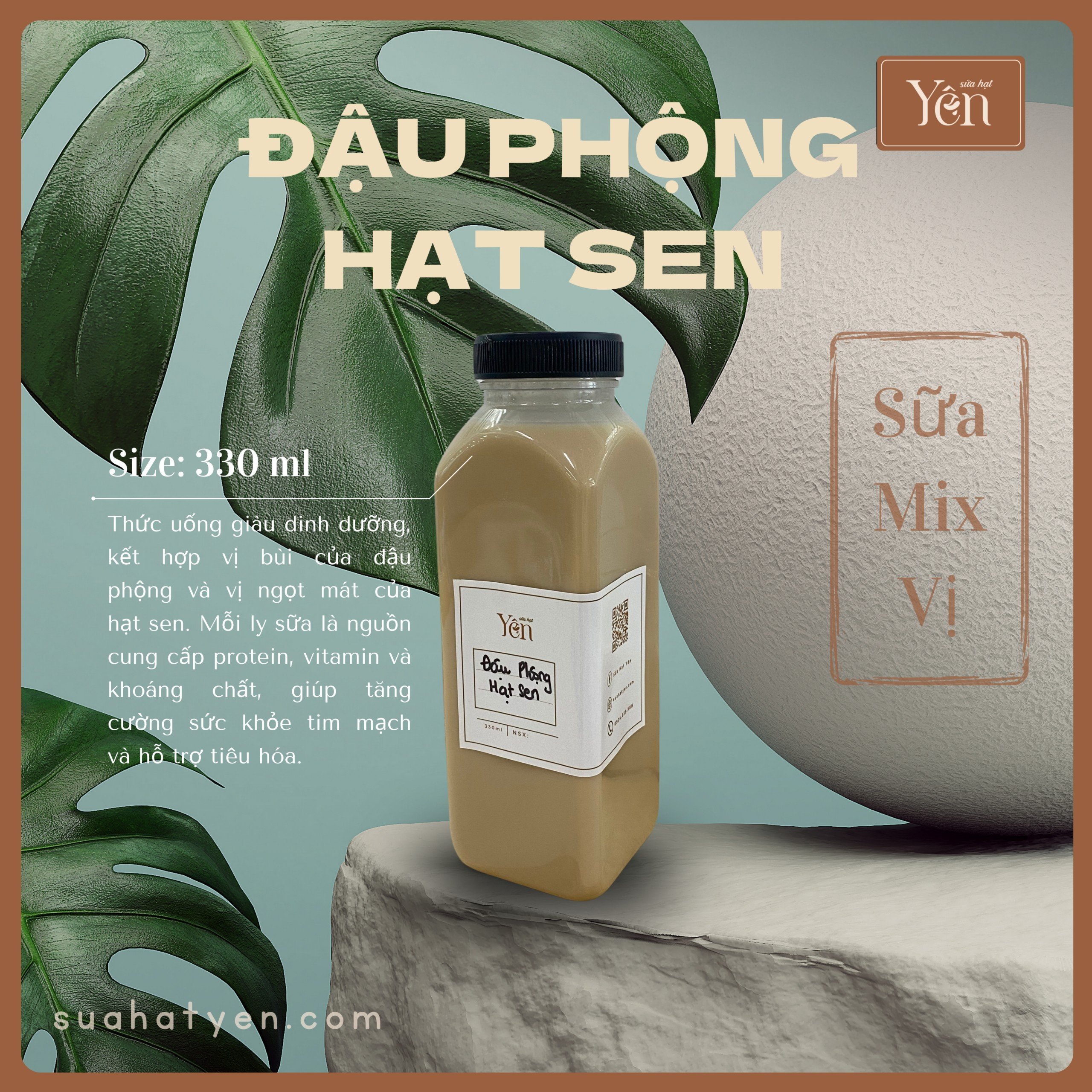 Sữa Đậu Phộng - Hạt Sen