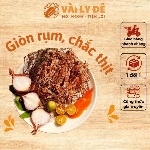 Khô nhái An Giang dai ngon, chắc thịt, xương mềm 500gram