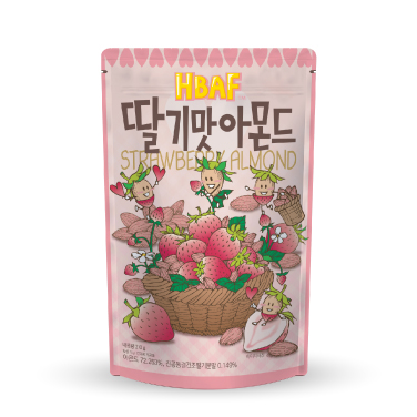 Hạt hạnh nhân tẩm vị dâu