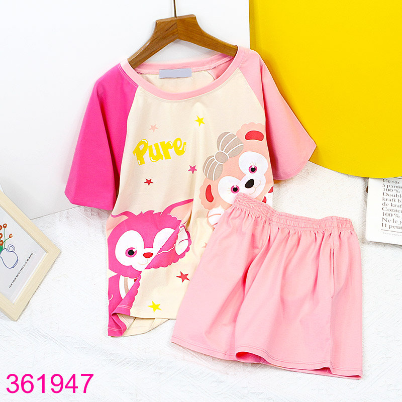 Bộ Short Bé Gái Tay Raplang Mát Mẻ Ngày Hè (20kg-50kg)