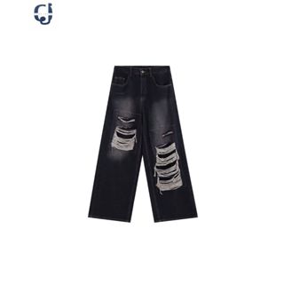 Quần Jeans Rách Màu Đen - QJ02