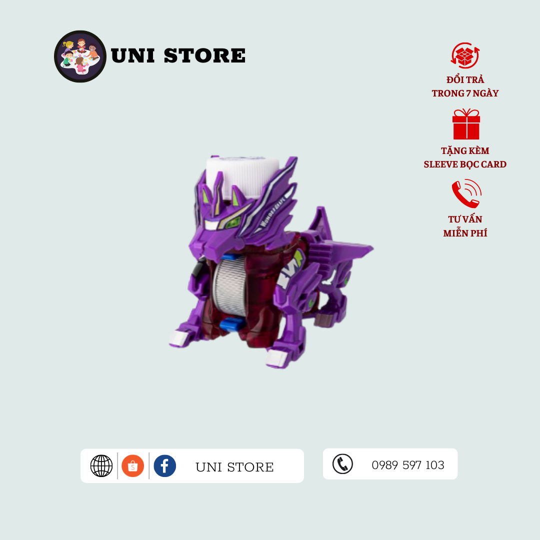 BM Robot Nắp Chai Wonder Grape Kỳ Lân - Đồ Chơi Mô Hình