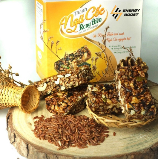 Thanh Năng Lượng Ngũ Cốc Rong Biển