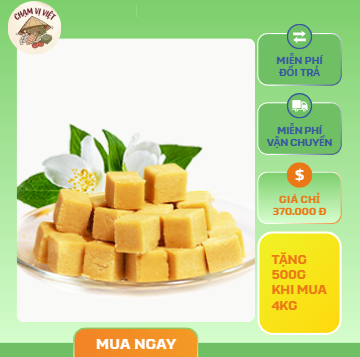 Bánh đậu xanh 1 hộp 400gram - Chạm Vị Việt