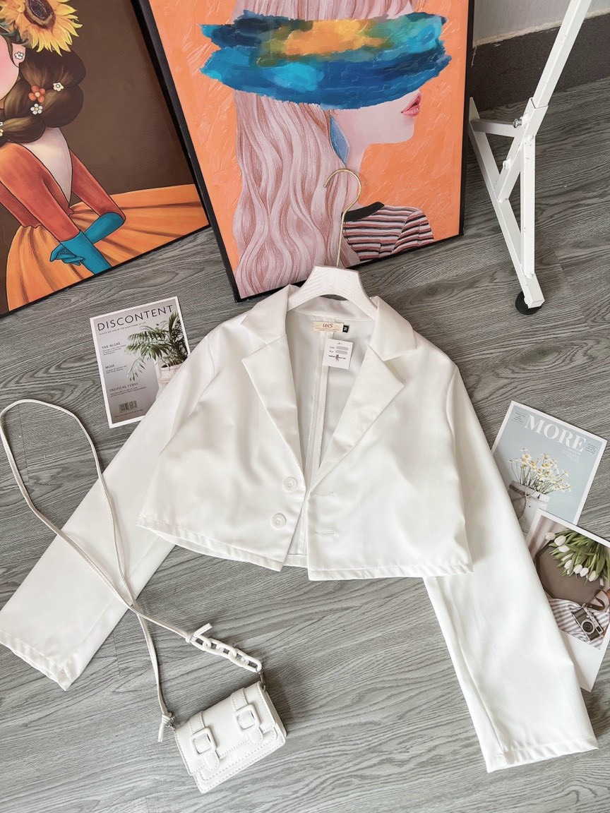 Áo blazer croptop