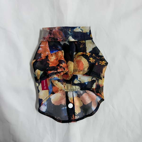 Áo sơ mi lưới đen cho chó mèo