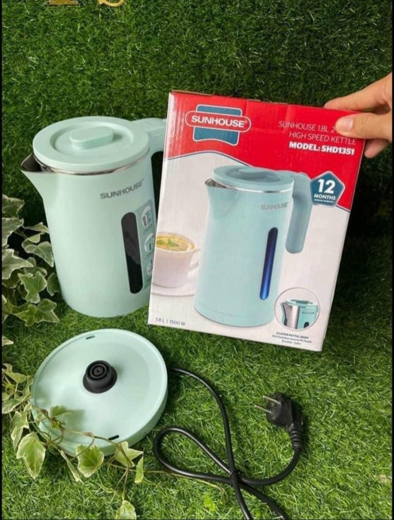 ẤM SIÊU TỐC 2LỚP SUNHOUSE 1,8lit