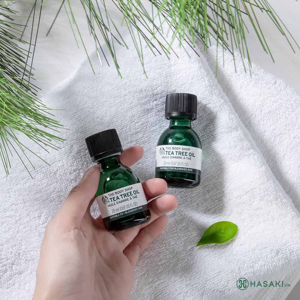 Tinh dầu tràm dành cho da mụn The Body Shop Tea Tree Oil (10ml hoặc 20ml/chai)
