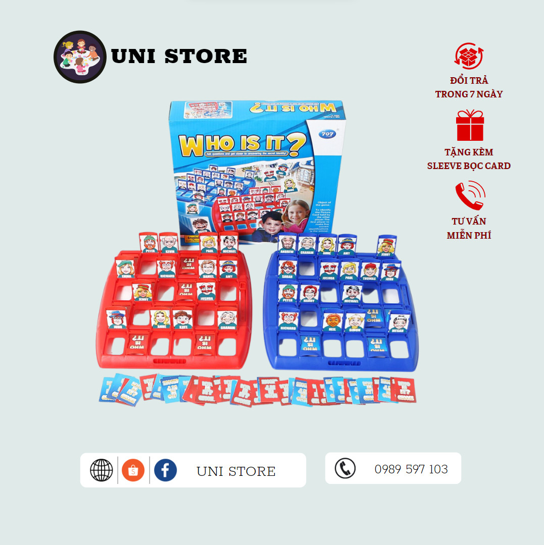 Who Is It ? - Đồ Chơi Giáo Dục - 54 Thẻ Bài
