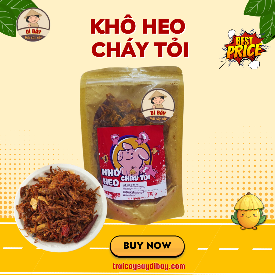KHÔ HEO CHÁY TỎI