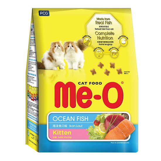 Thức Ăn Hạt Me-O Kitten Cho Mèo Con Gói 400g