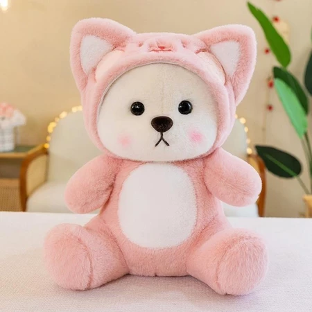Gấu bông Lena mèo Dudu hồng cute đáng yêu nhà Bear.Om mềm mịn đủ size 30-40-50-60cm