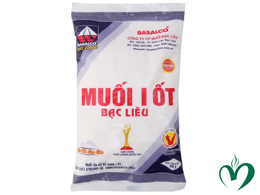 Muối I-ốt_Thương hiệu BASALCO_500gr