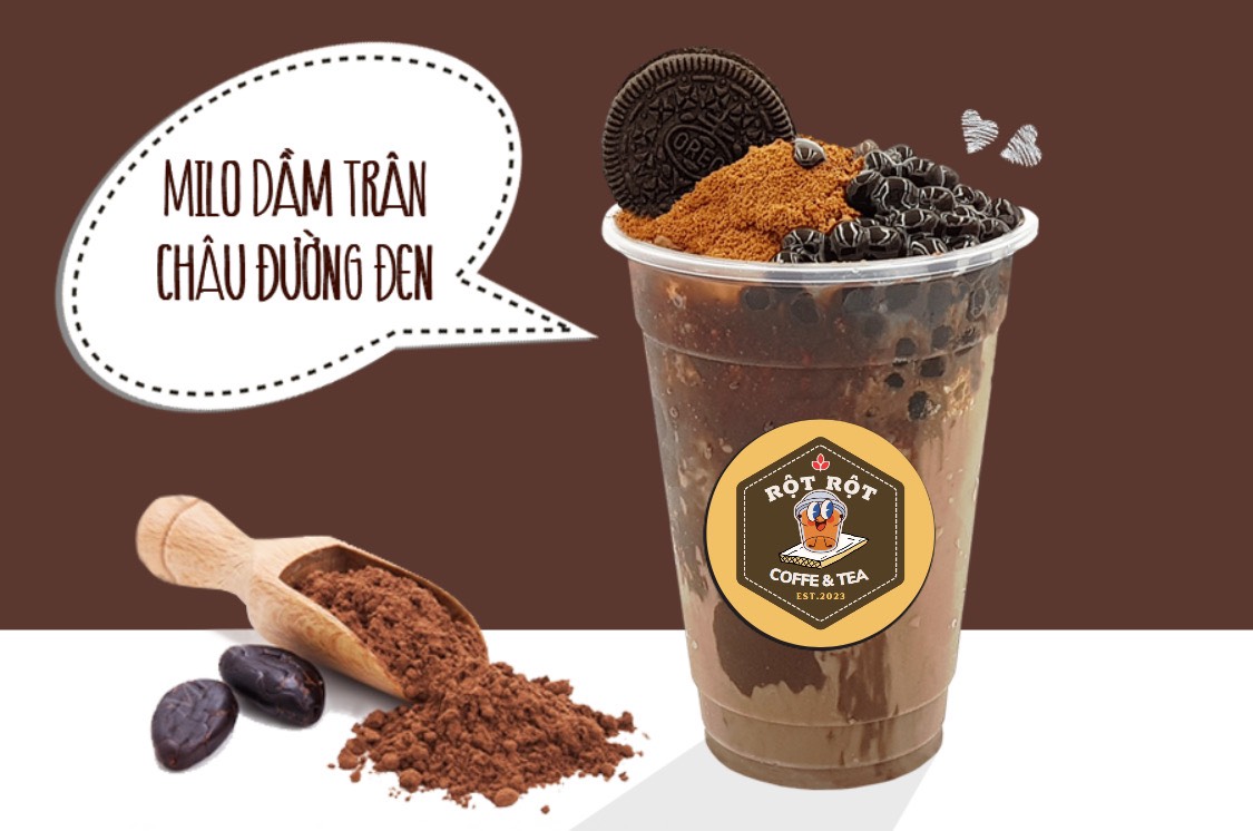Milo dằm trân châu đường đen