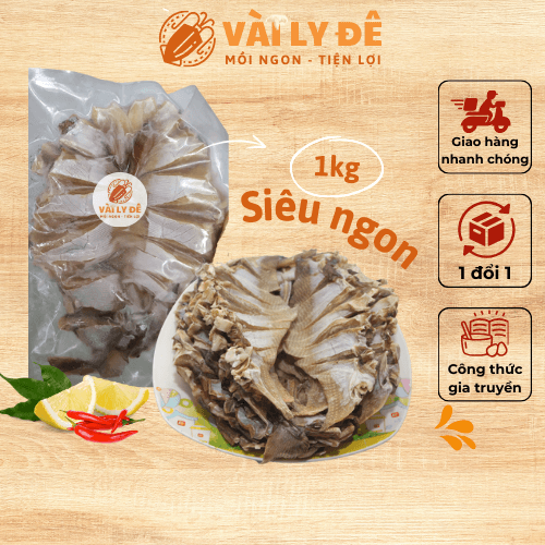 Khô cá đuối Cà Mau vị thơm ngon đậm đà, dai giòn, sần sật 100gram