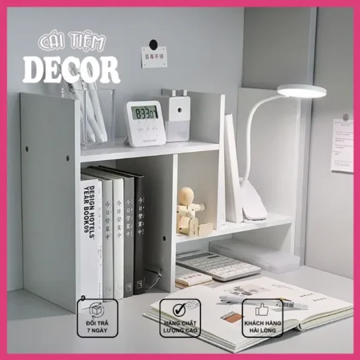 Kệ Sách Để bàn Decor Nhiều Ngăn Đa Năng