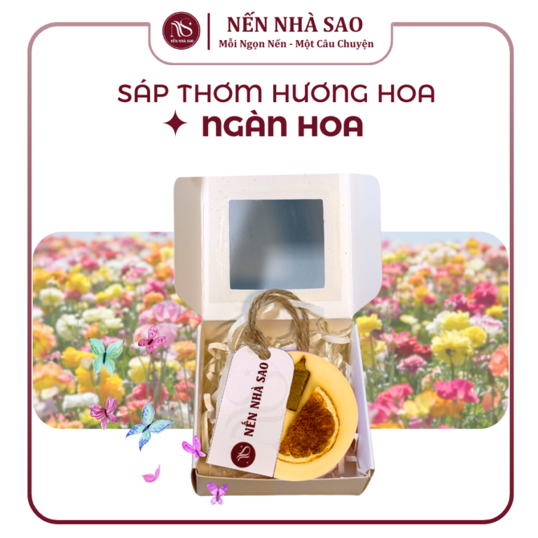 Sáp Thơm Tủ Quần Áo Hương Thơm Ngàn Hoa Tươi Mát
