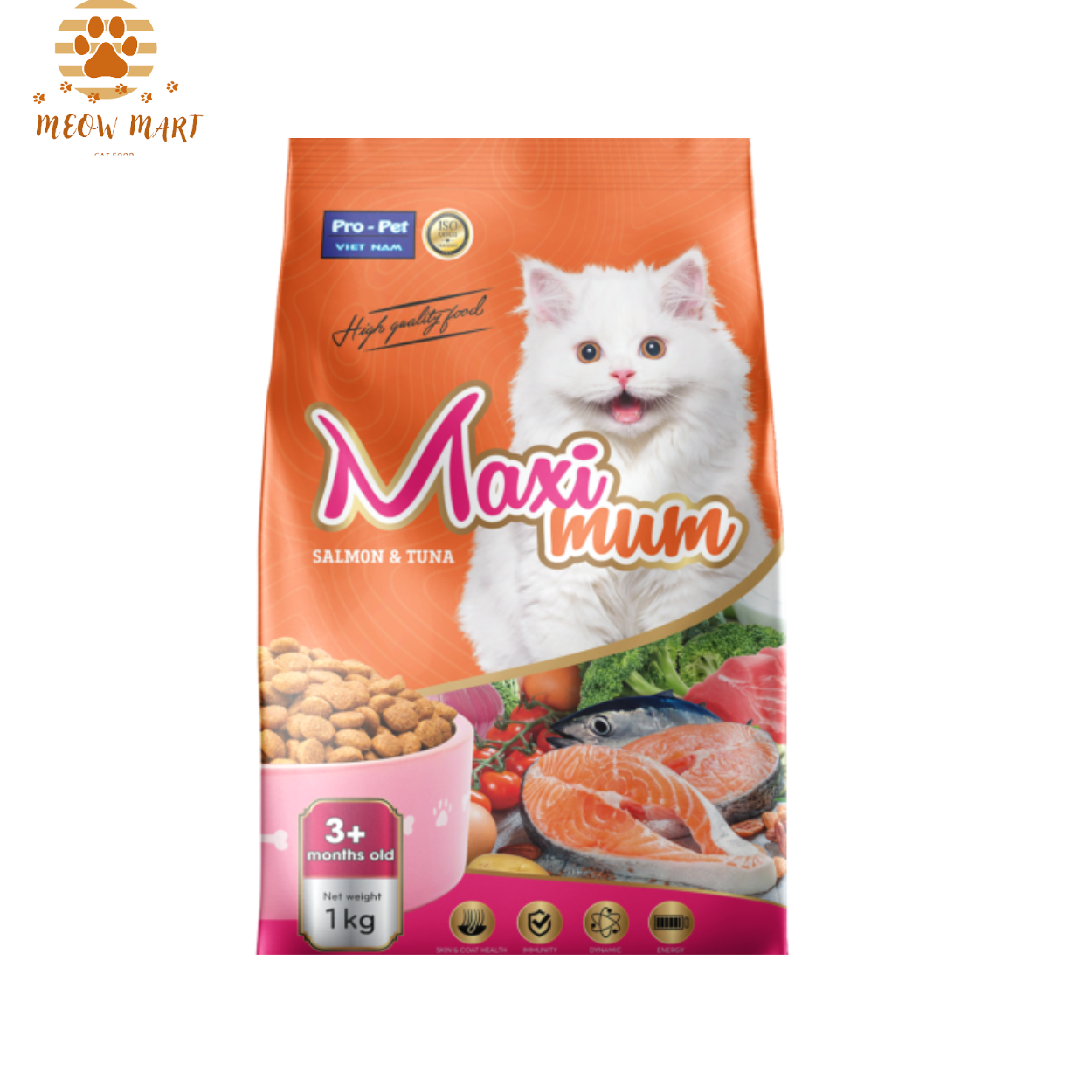 Hạt thức ăn mèo Maxi mum
