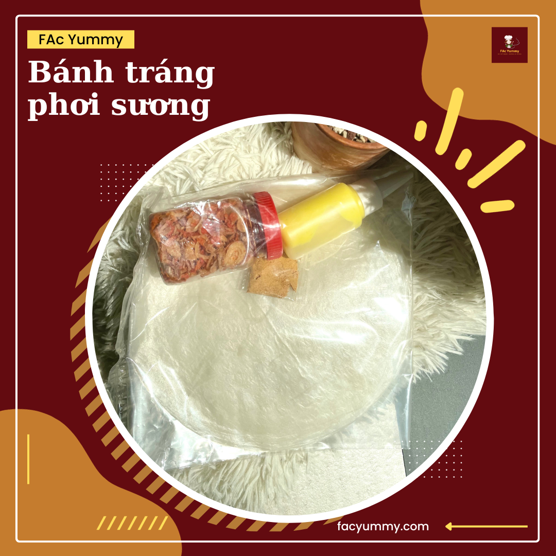 Bánh tráng phơi sương FAc Yummy