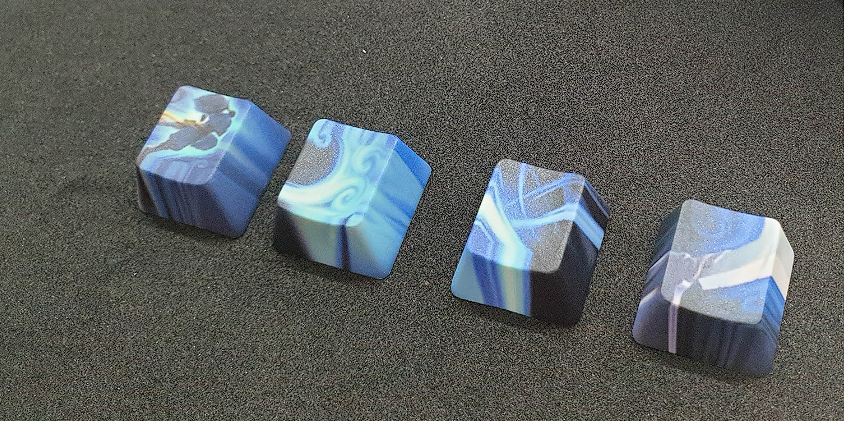 Bộ Keycap PBT Kỹ Năng Yasuo - Yasuo Skill (4 Phím)
