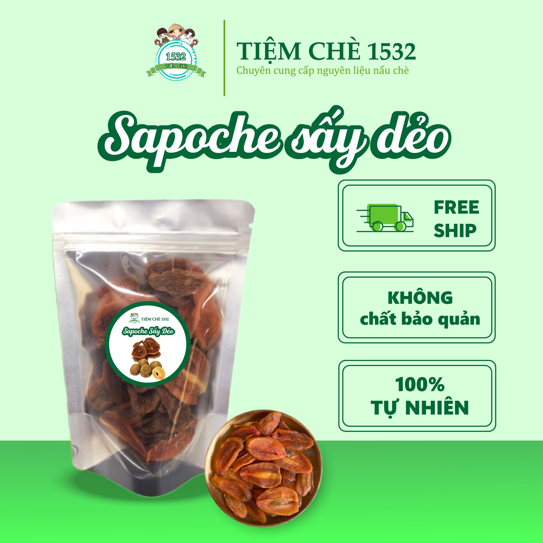 Sapoche Sấy Dẻo loại 300 gr