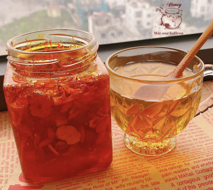 saffron mật ong táo đỏ, kỳ tử