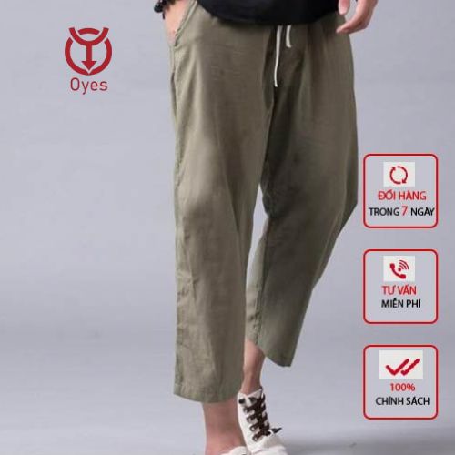 Quần đũi nam dài F8888 vải đũi Linen đẹp QDD002