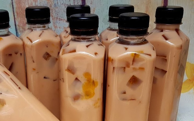Trà sữa đóng chai nhà làm nhiều vị