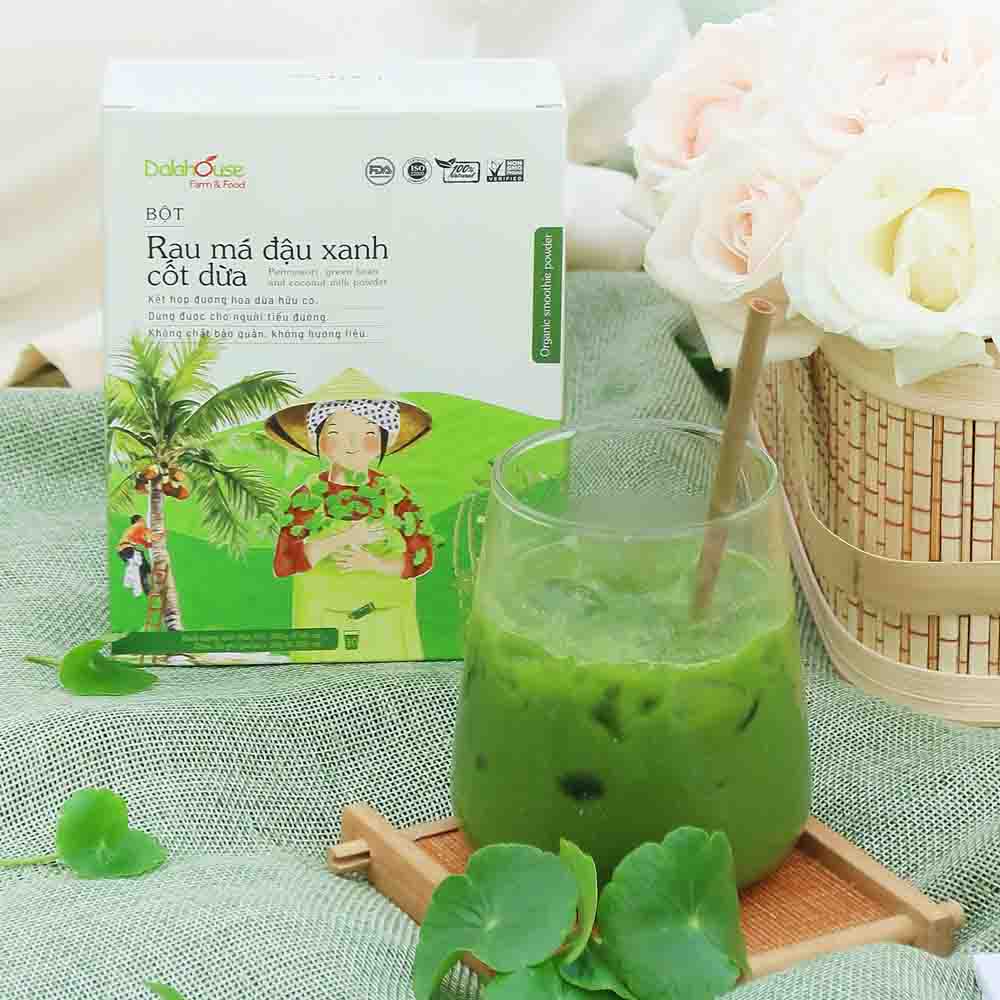 Bột rau má đậu xanh cốt dừa