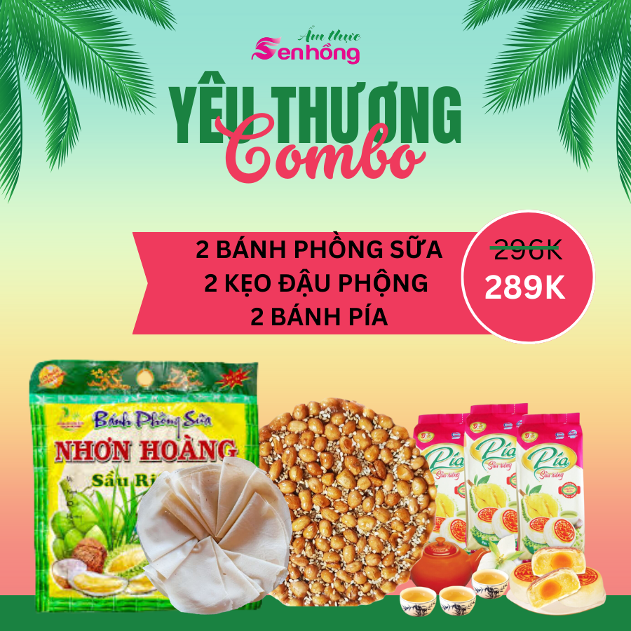 Combo yêu thương ẩm thực Sen Hồng