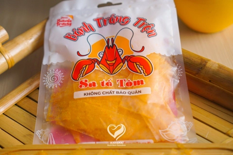 Bánh Tráng Trộn Sate Tôm