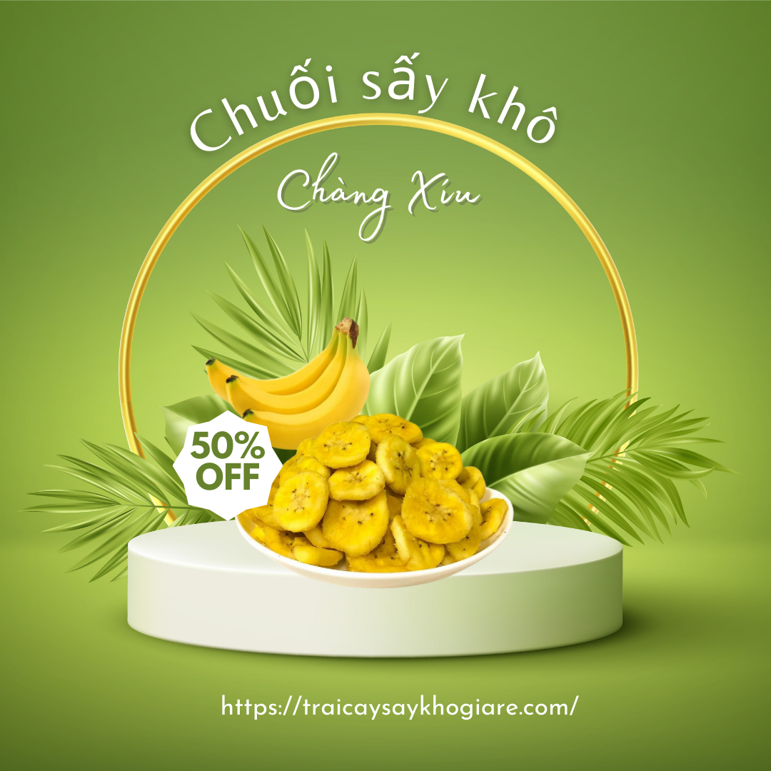 chuối sấy khô