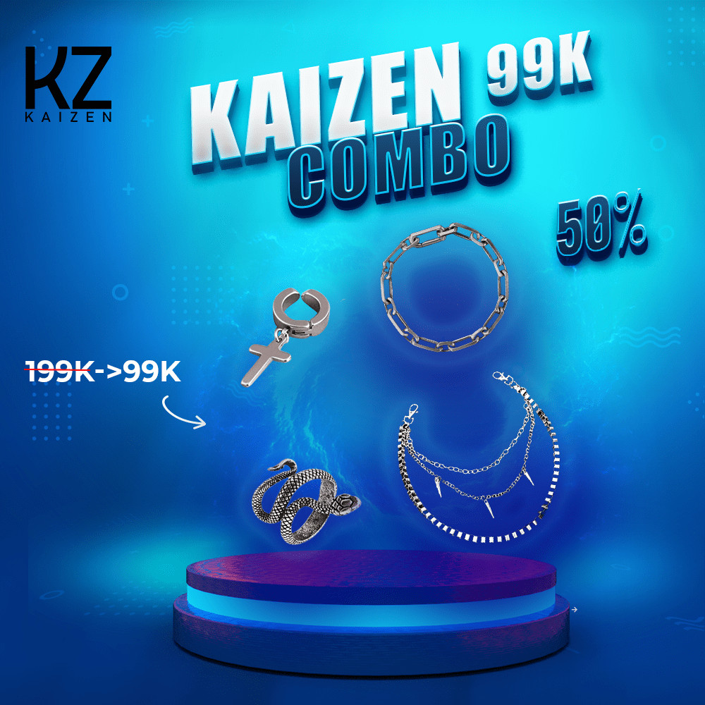 KAIZEN Combo Phụ kiện Unisex 2