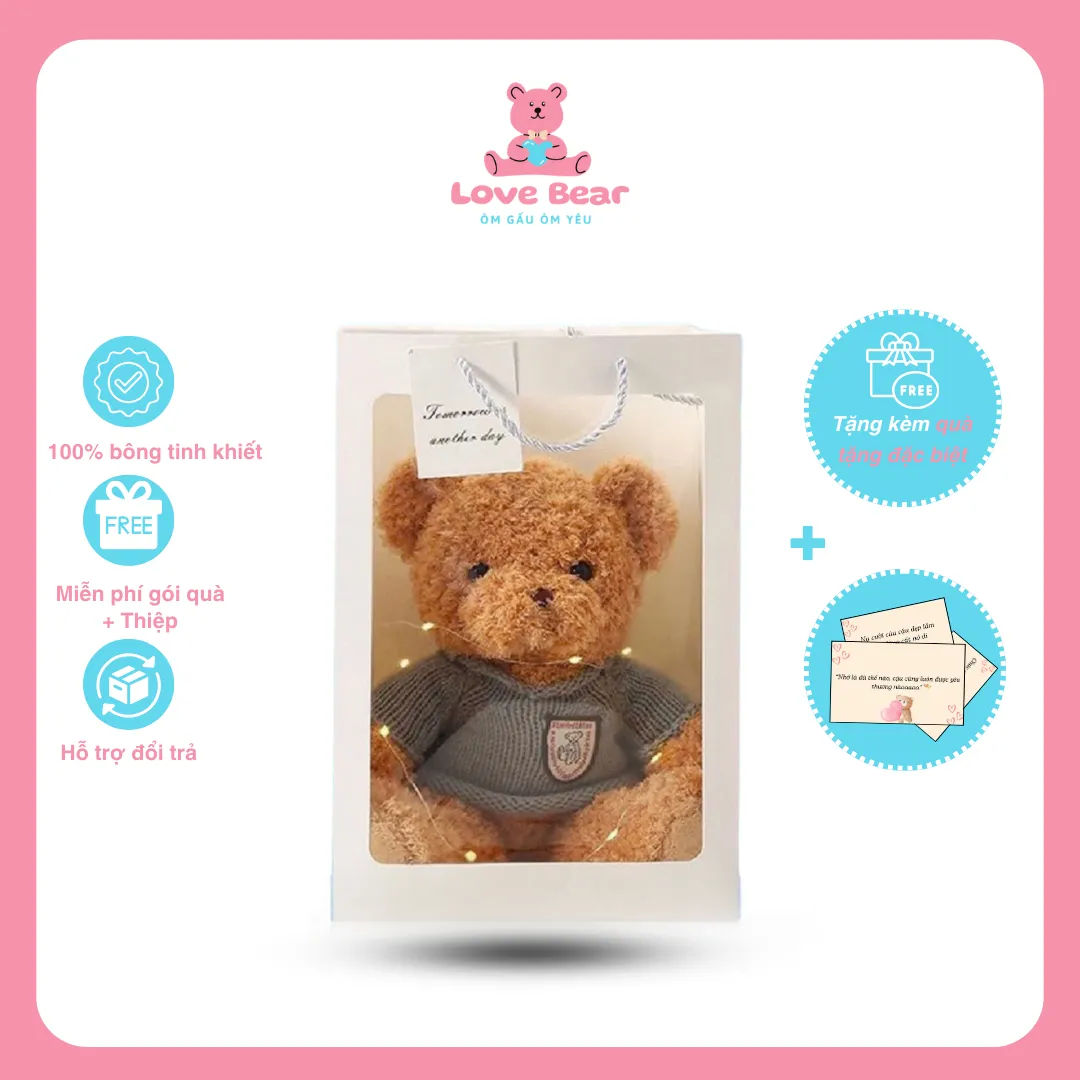 Quà tặng gấu bông Teddy SET3